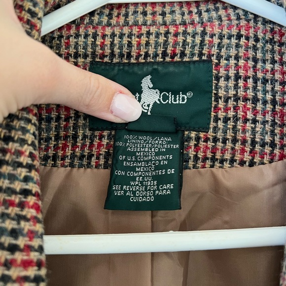 Hunt Club 100% Wool Oversized Blazer Jacket Size 8 - Picture 6 of 8